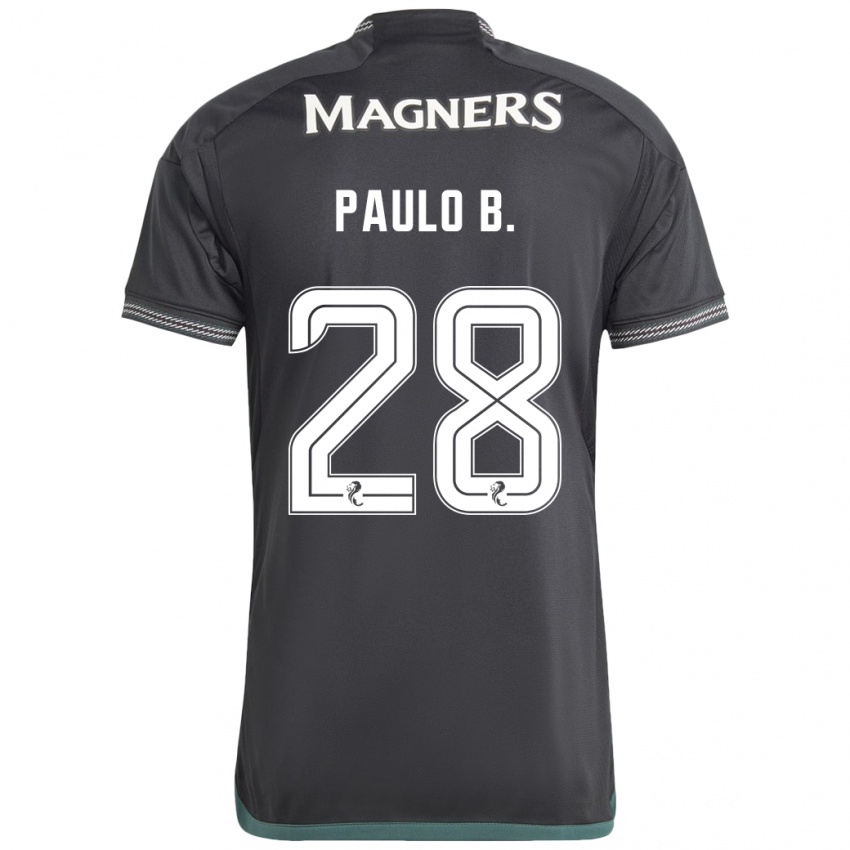 Herren Paulo Bernardo #28 Schwarz Auswärtstrikot Trikot 2023/24 T-Shirt Schweiz