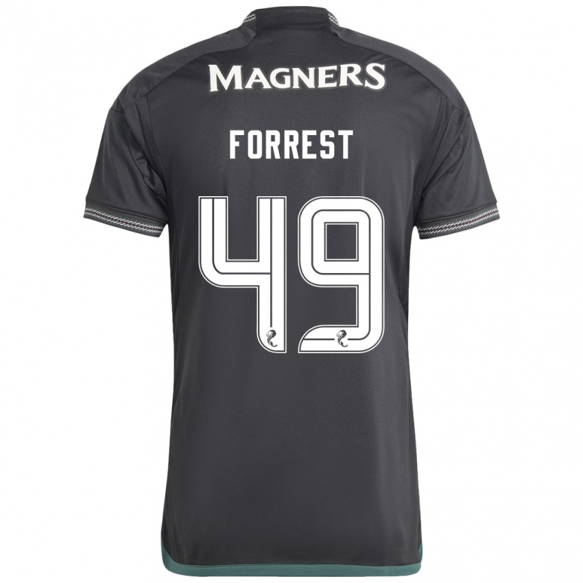 Herren James Forrest #49 Schwarz Auswärtstrikot Trikot 2023/24 T-Shirt Schweiz