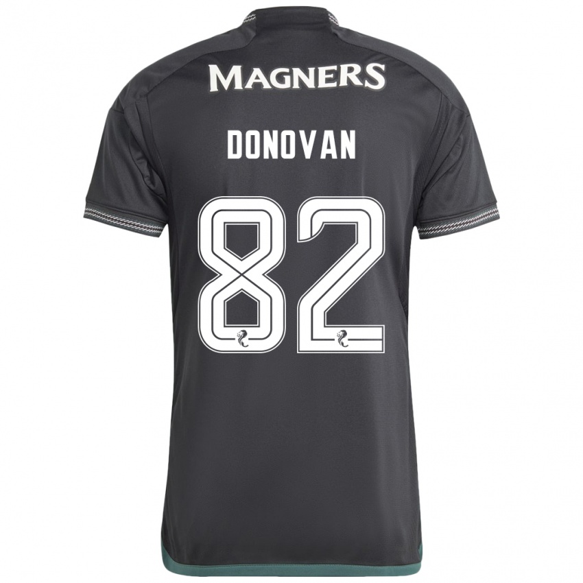 Herren Colby Donovan #82 Schwarz Auswärtstrikot Trikot 2023/24 T-Shirt Schweiz