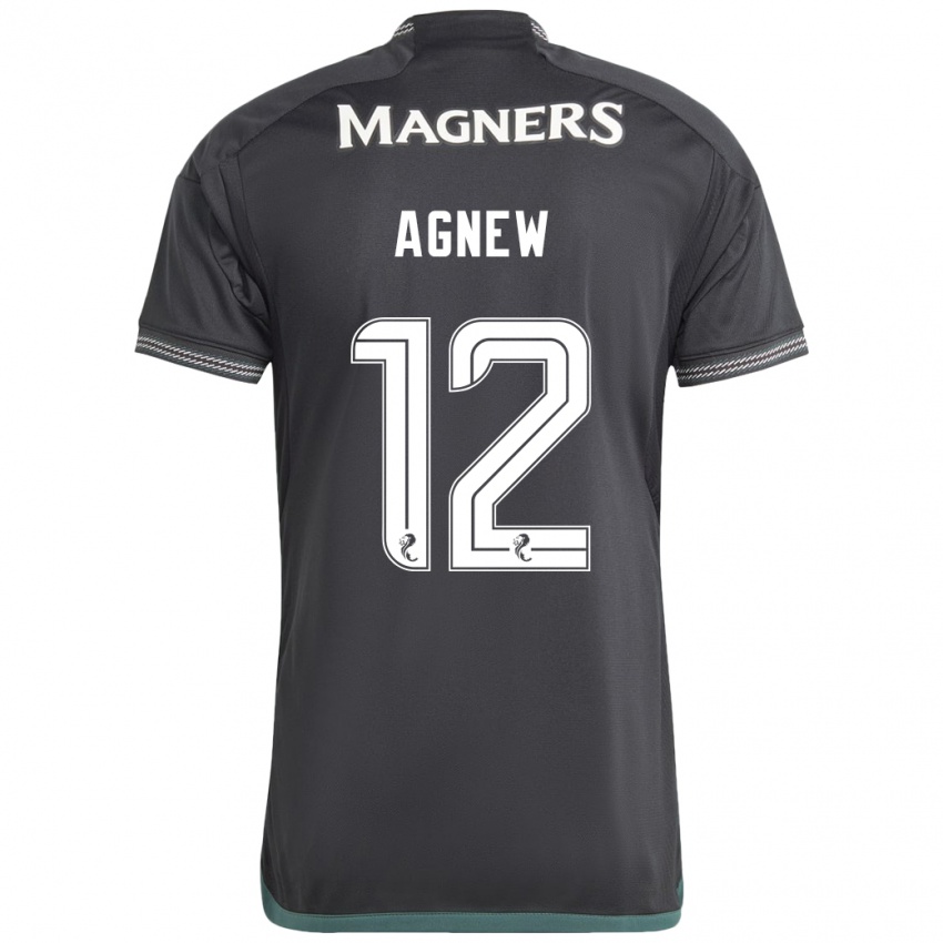 Herren Murphy Agnew #12 Schwarz Auswärtstrikot Trikot 2023/24 T-Shirt Schweiz