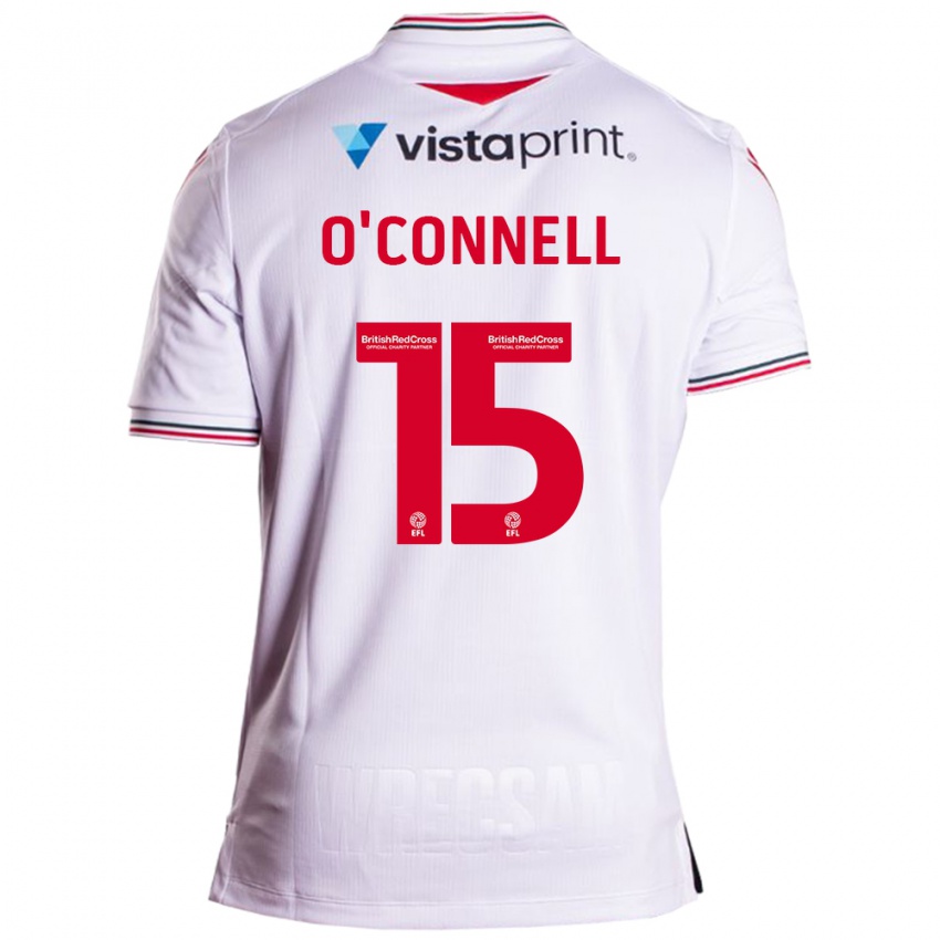 Herren Eoghan O'connell #15 Weiß Auswärtstrikot Trikot 2023/24 T-Shirt Schweiz