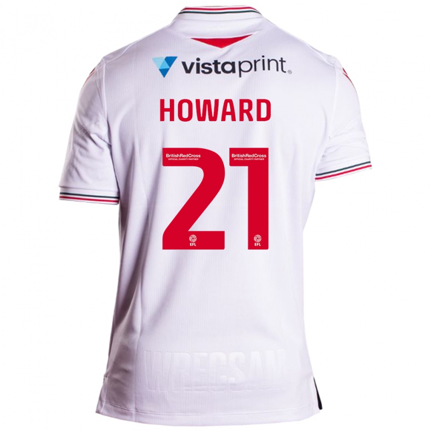 Herren Mark Howard #21 Weiß Auswärtstrikot Trikot 2023/24 T-Shirt Schweiz