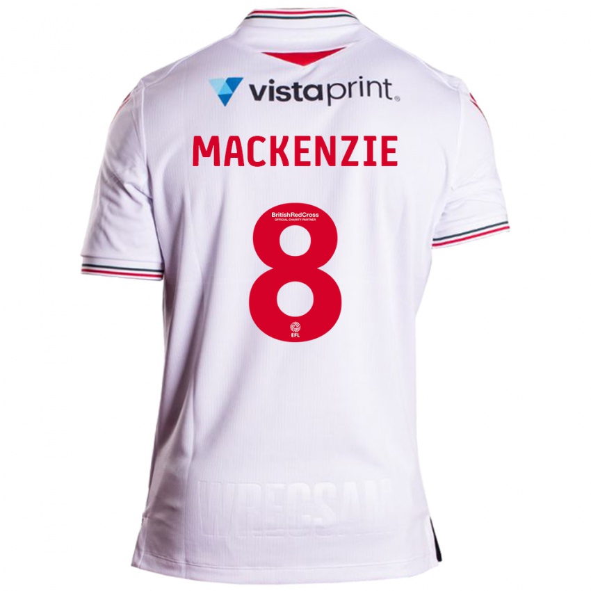 Herren Libby Mackenzie #8 Weiß Auswärtstrikot Trikot 2023/24 T-Shirt Schweiz