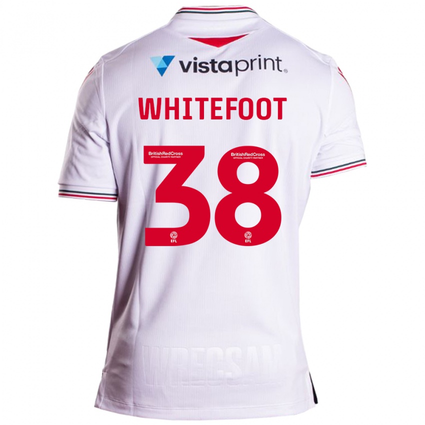 Herren Lily Whitefoot #38 Weiß Auswärtstrikot Trikot 2023/24 T-Shirt Schweiz