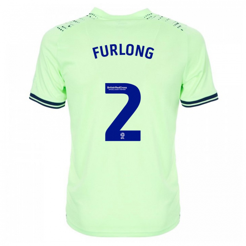 Herren Darnell Furlong #2 Marine Auswärtstrikot Trikot 2023/24 T-Shirt Schweiz