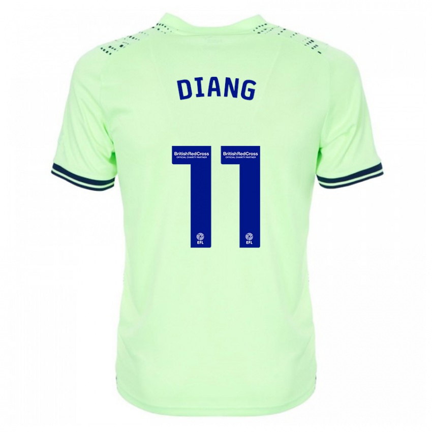 Herren Grady Diangana #11 Marine Auswärtstrikot Trikot 2023/24 T-Shirt Schweiz