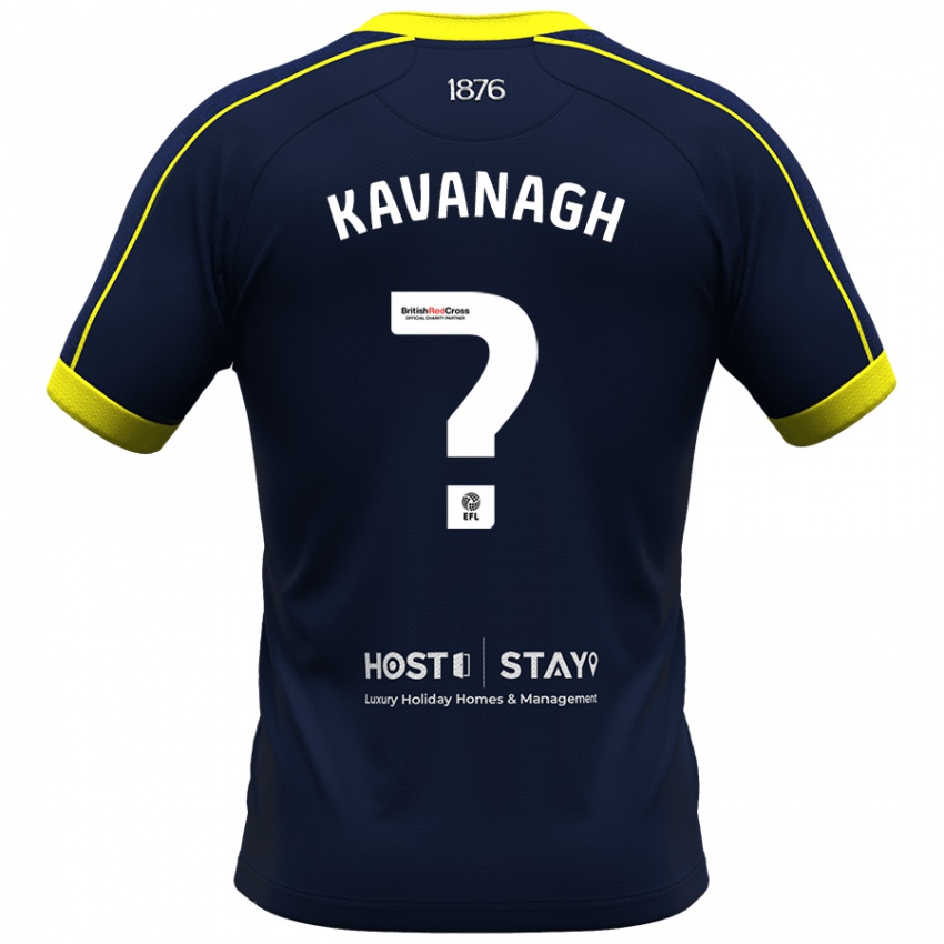 Herren Calum Kavanagh #0 Marine Auswärtstrikot Trikot 2023/24 T-Shirt Schweiz