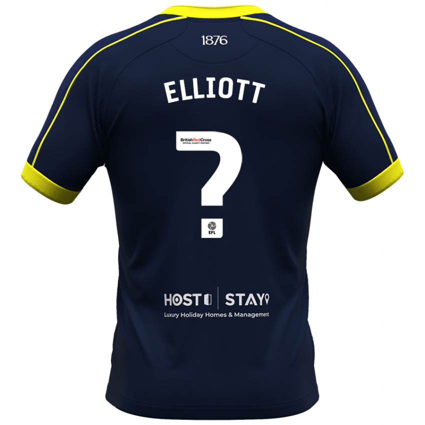 Herren Felix Elliott #0 Marine Auswärtstrikot Trikot 2023/24 T-Shirt Schweiz