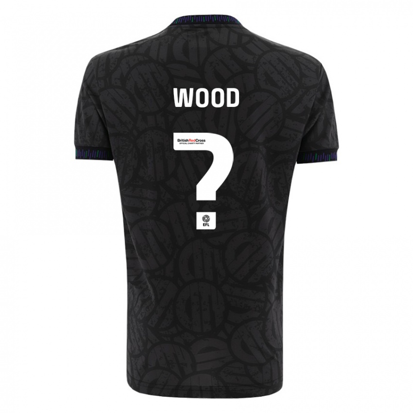 Herren Callum Wood #0 Schwarz Auswärtstrikot Trikot 2023/24 T-Shirt Schweiz
