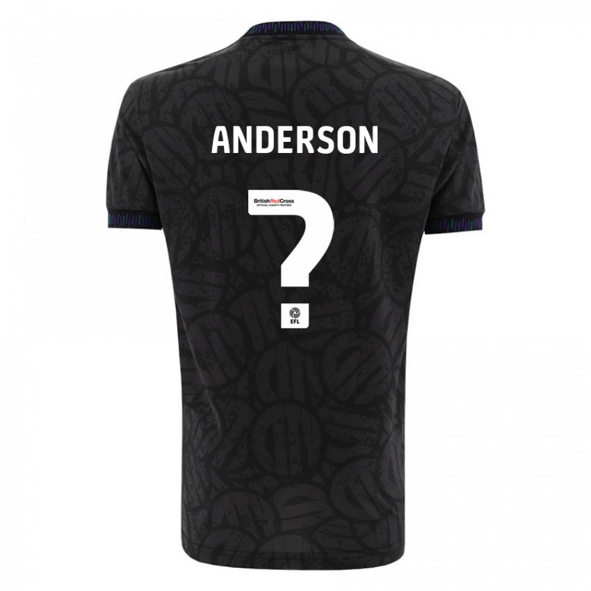 Herren Taine Anderson #0 Schwarz Auswärtstrikot Trikot 2023/24 T-Shirt Schweiz
