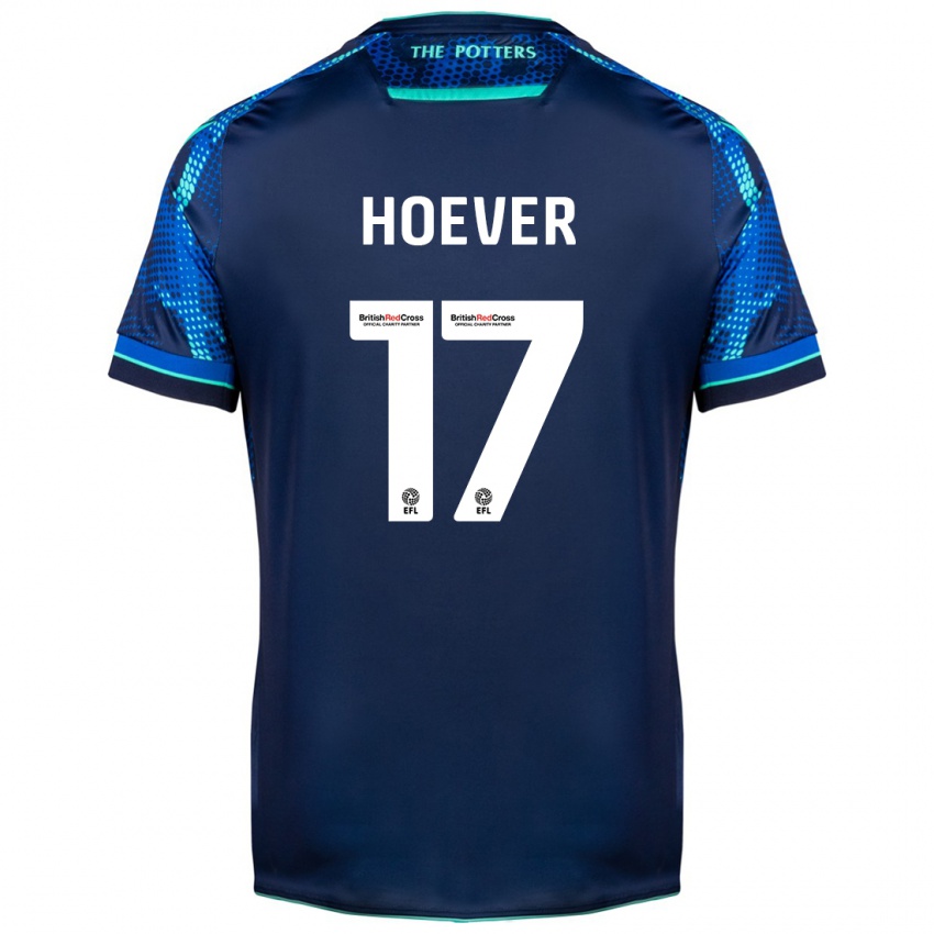 Herren Ki-Jana Hoever #17 Marine Auswärtstrikot Trikot 2023/24 T-Shirt Schweiz