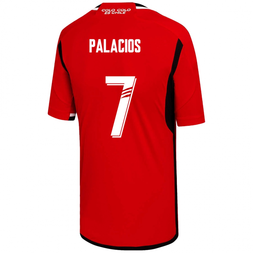 Herren Carlos Palacios #7 Rot Auswärtstrikot Trikot 2023/24 T-Shirt Schweiz