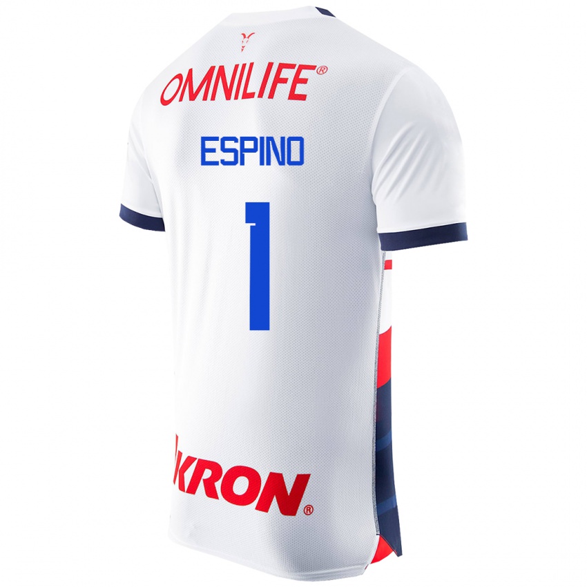 Herren Celeste Espino #1 Weiß Auswärtstrikot Trikot 2023/24 T-Shirt Schweiz