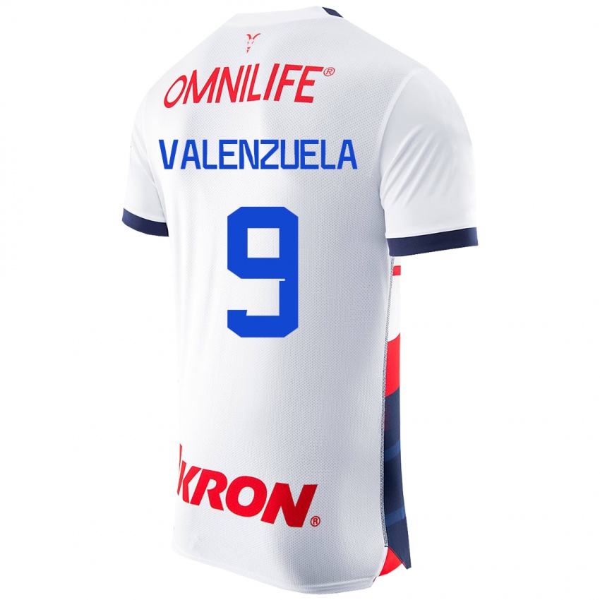 Herren Gabriela Valenzuela #9 Weiß Auswärtstrikot Trikot 2023/24 T-Shirt Schweiz