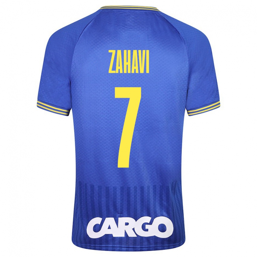 Herren Eran Zahavi #7 Blau Auswärtstrikot Trikot 2023/24 T-Shirt Schweiz