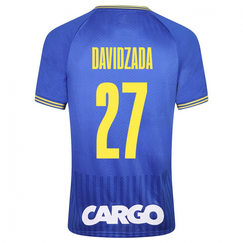 Herren Ofir Davidzada #27 Blau Auswärtstrikot Trikot 2023/24 T-Shirt Schweiz