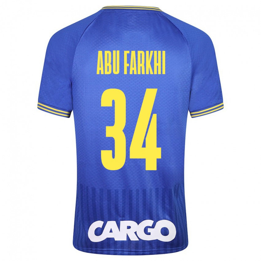 Herren Sayed Abu Farkhi #34 Blau Auswärtstrikot Trikot 2023/24 T-Shirt Schweiz