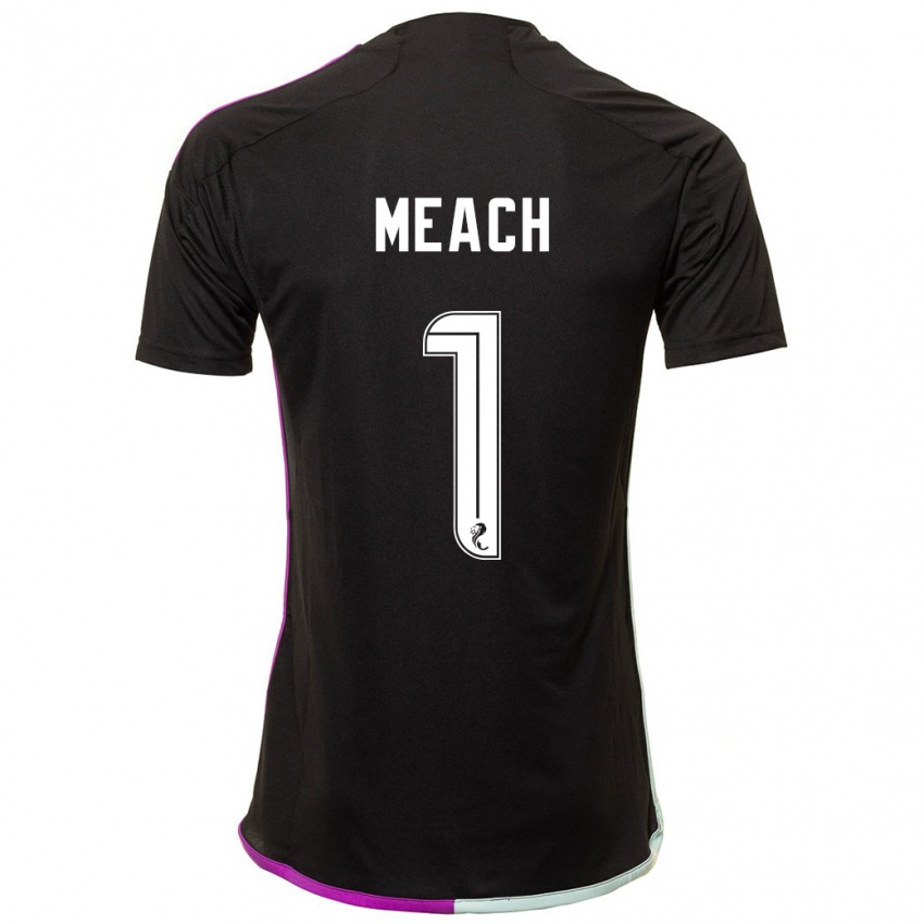 Herren Aaliyah-Jay Meach #1 Schwarz Auswärtstrikot Trikot 2023/24 T-Shirt Schweiz