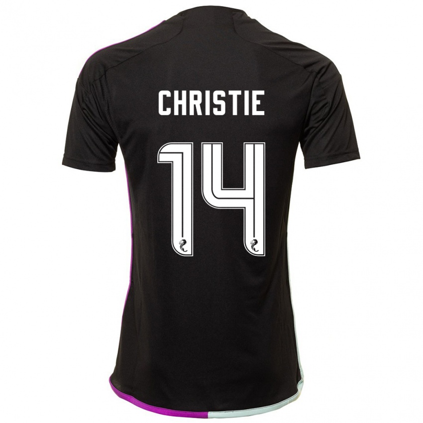 Herren Mya Christie #14 Schwarz Auswärtstrikot Trikot 2023/24 T-Shirt Schweiz