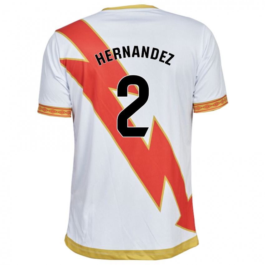 Damen Marco Hernández #2 Weiß Heimtrikot Trikot 2023/24 T-Shirt Schweiz