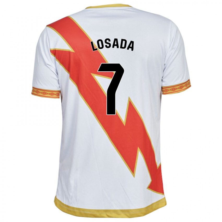 Damen Juan Losada #7 Weiß Heimtrikot Trikot 2023/24 T-Shirt Schweiz