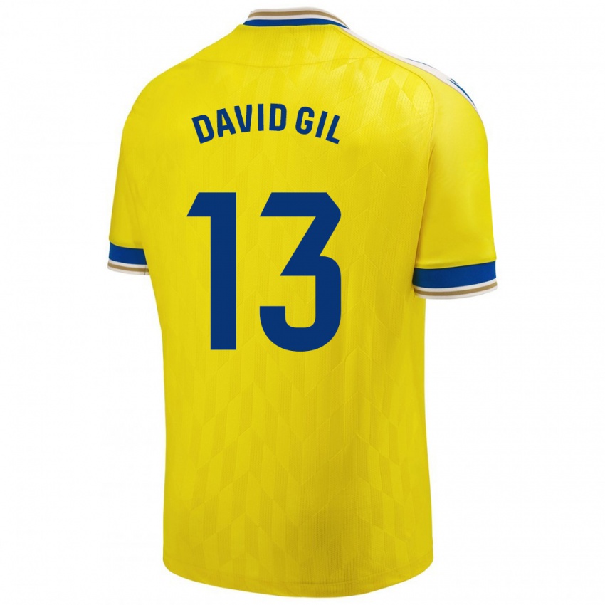 Damen David Gil #13 Gelb Heimtrikot Trikot 2023/24 T-Shirt Schweiz