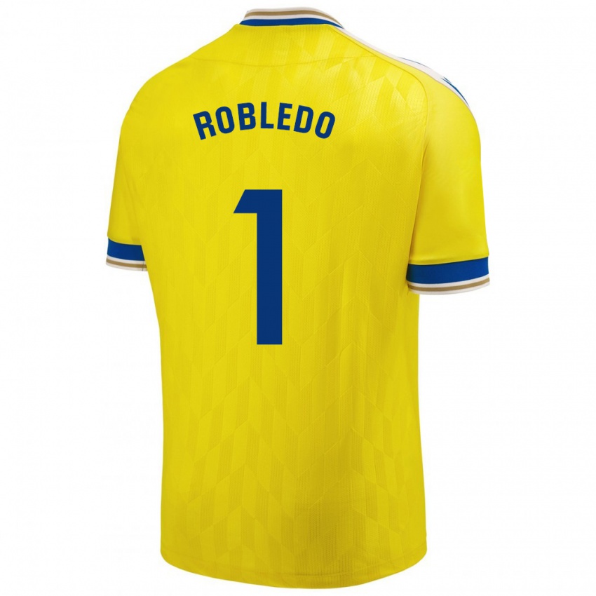 Damen Robledo #1 Gelb Heimtrikot Trikot 2023/24 T-Shirt Schweiz