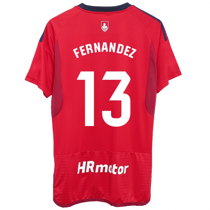Damen Aitor Fernández #13 Rot Heimtrikot Trikot 2023/24 T-Shirt Schweiz