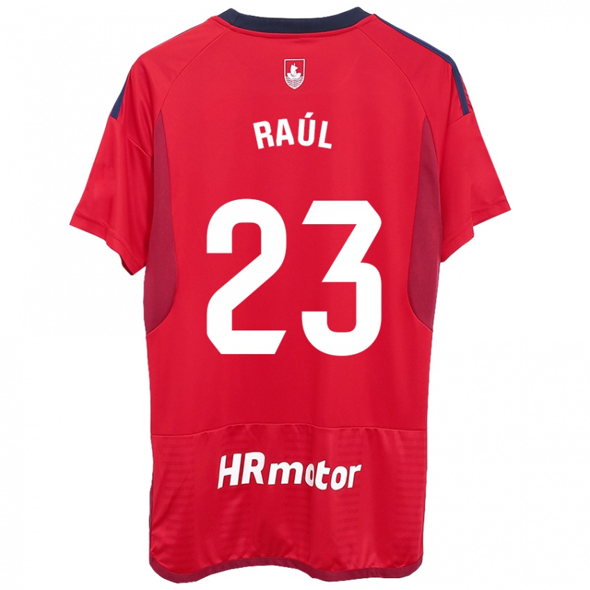 Damen Raúl García #23 Rot Heimtrikot Trikot 2023/24 T-Shirt Schweiz