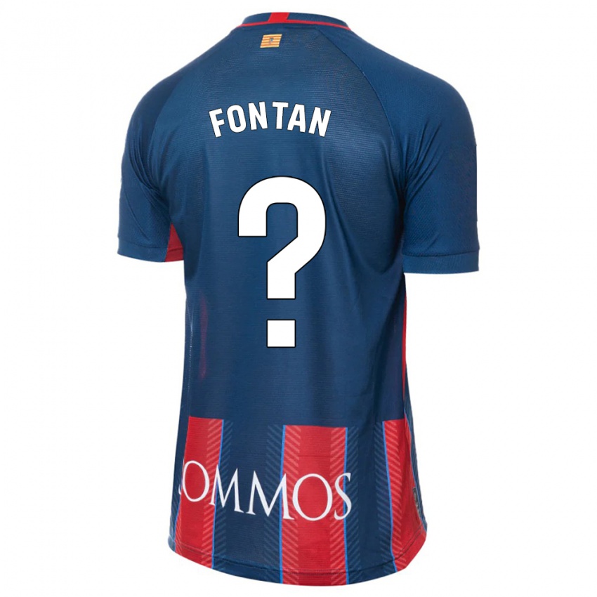 Damen Nico Fontán #0 Marine Heimtrikot Trikot 2023/24 T-Shirt Schweiz