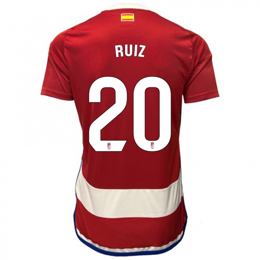 Damen Sergio Ruiz #20 Rot Heimtrikot Trikot 2023/24 T-Shirt Schweiz