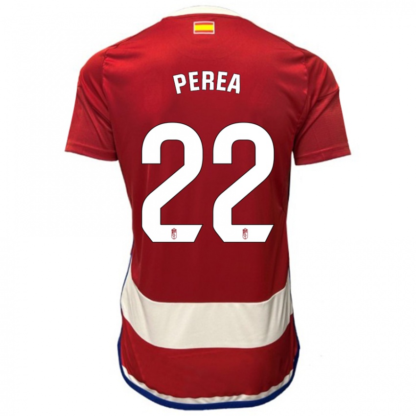 Damen Alberto Perea #22 Rot Heimtrikot Trikot 2023/24 T-Shirt Schweiz