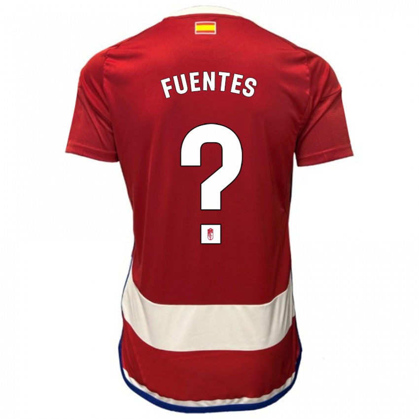 Damen Alejandro Fuentes #0 Rot Heimtrikot Trikot 2023/24 T-Shirt Schweiz