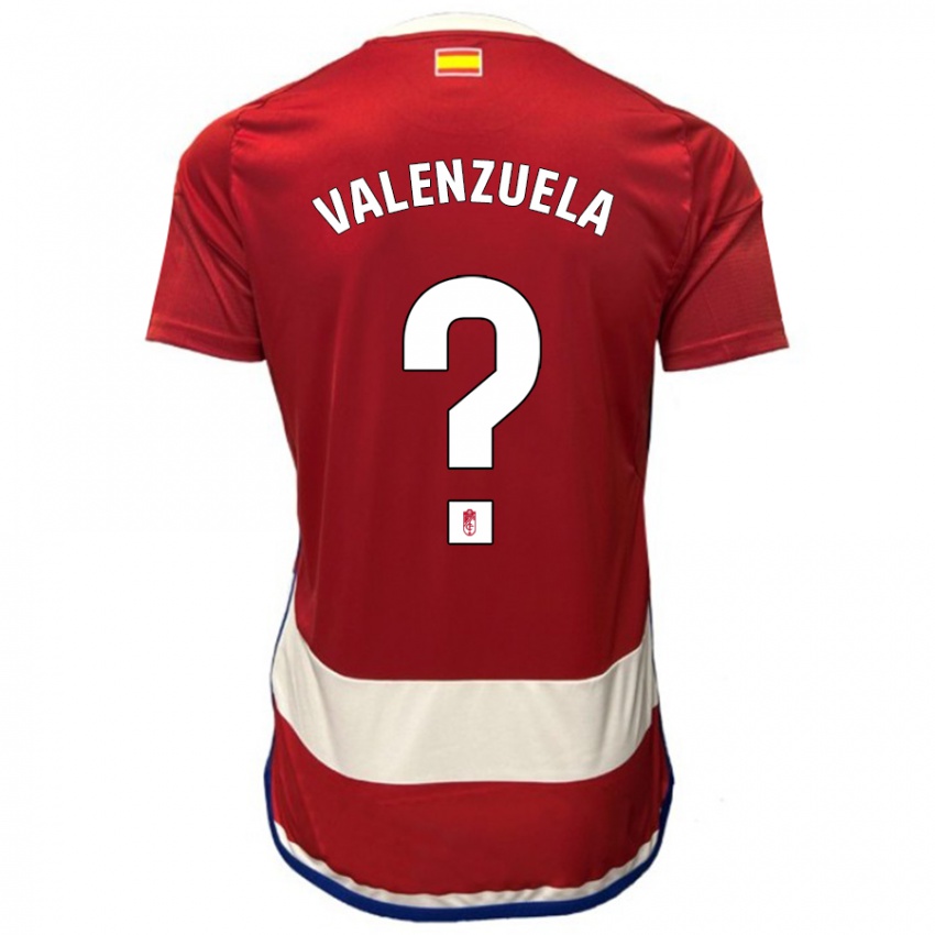 Damen Adrián Valenzuela #0 Rot Heimtrikot Trikot 2023/24 T-Shirt Schweiz