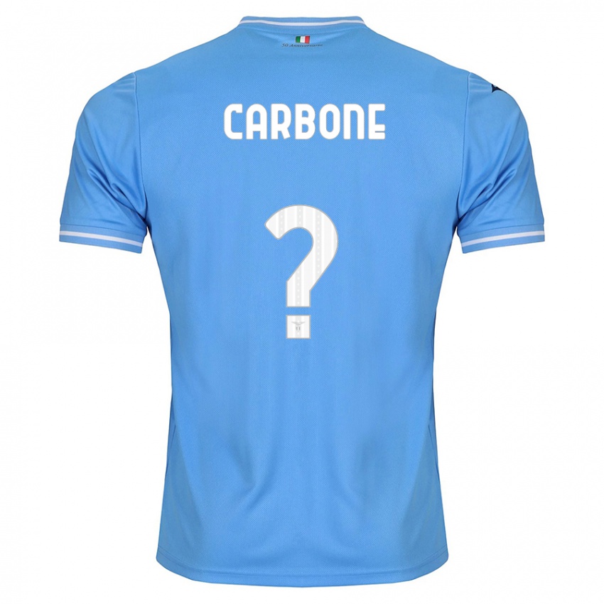Femme Maillot Giovanni Carbone #0 Bleu Tenues Domicile 2023/24 T-Shirt Suisse