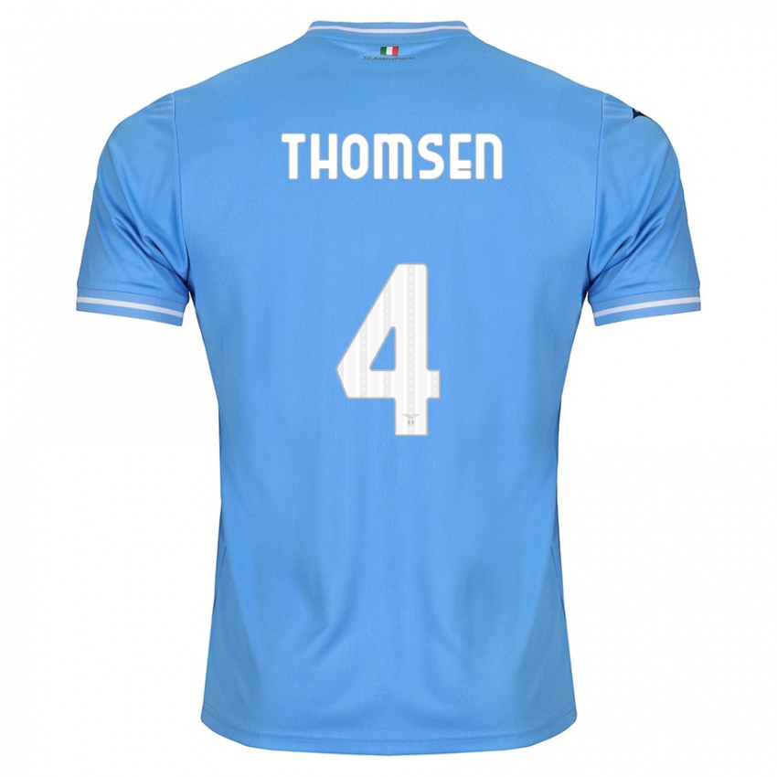 Damen Maria Møller Thomsen #4 Blau Heimtrikot Trikot 2023/24 T-Shirt Schweiz