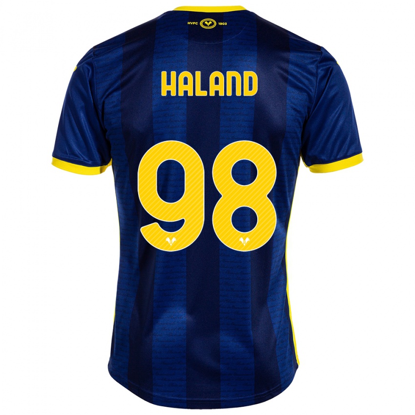 Damen Benedicte Iversen Håland #98 Marine Heimtrikot Trikot 2023/24 T-Shirt Schweiz