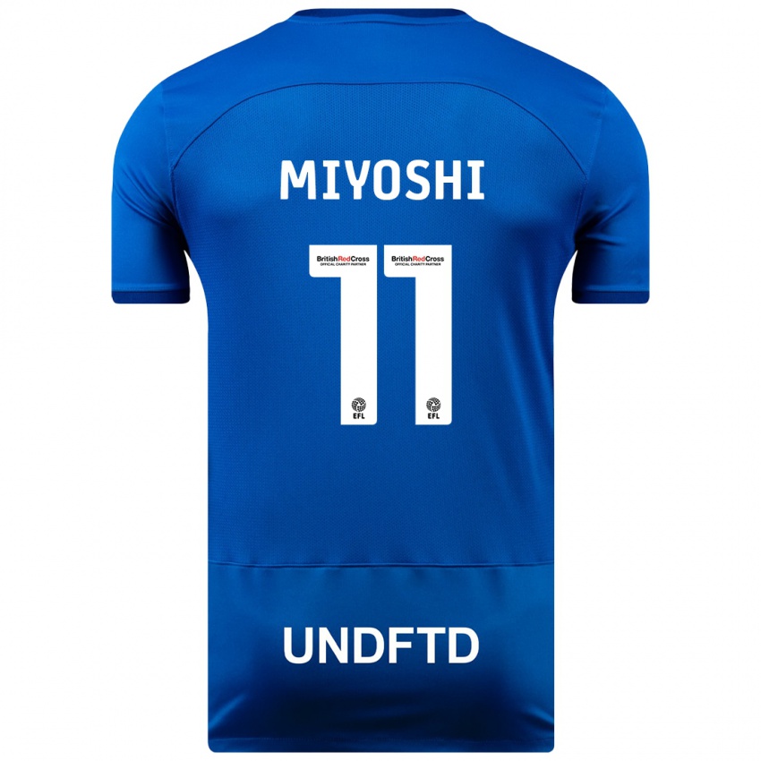 Damen Koji Miyoshi #11 Blau Heimtrikot Trikot 2023/24 T-Shirt Schweiz