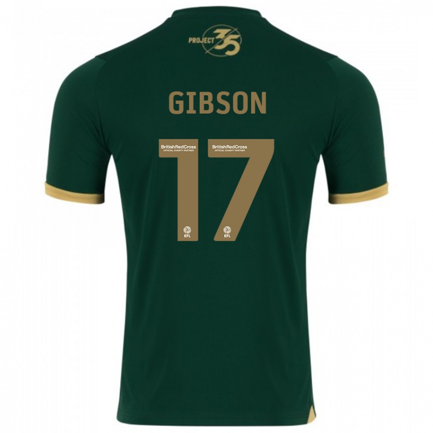 Damen Lewis Gibson #17 Grün Heimtrikot Trikot 2023/24 T-Shirt Schweiz