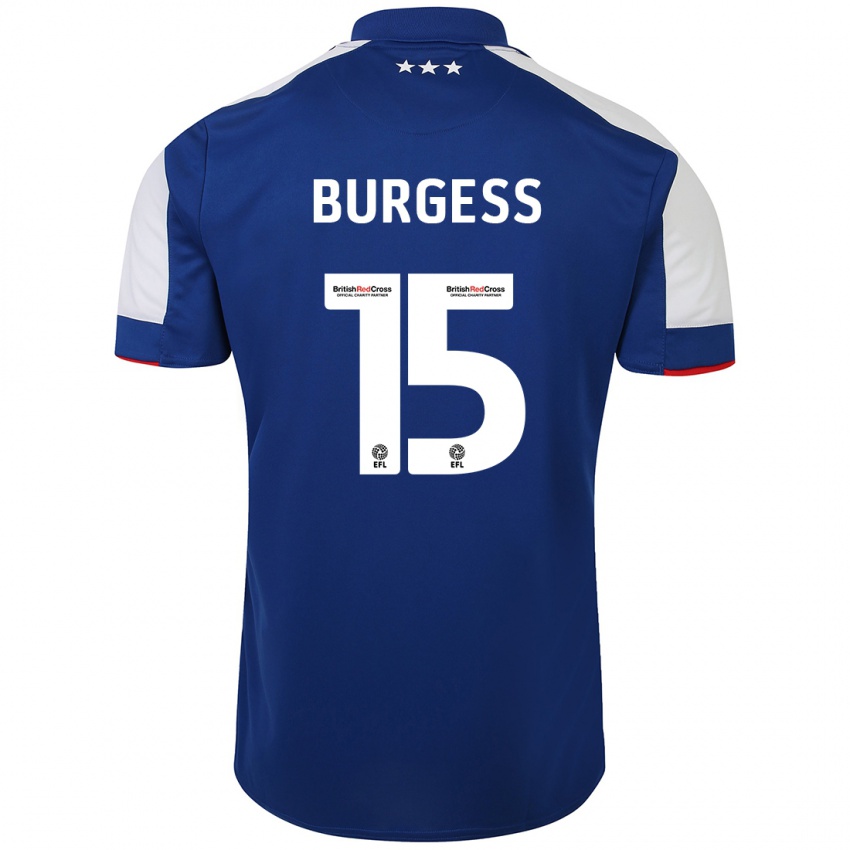 Damen Cameron Burgess #15 Blau Heimtrikot Trikot 2023/24 T-Shirt Schweiz