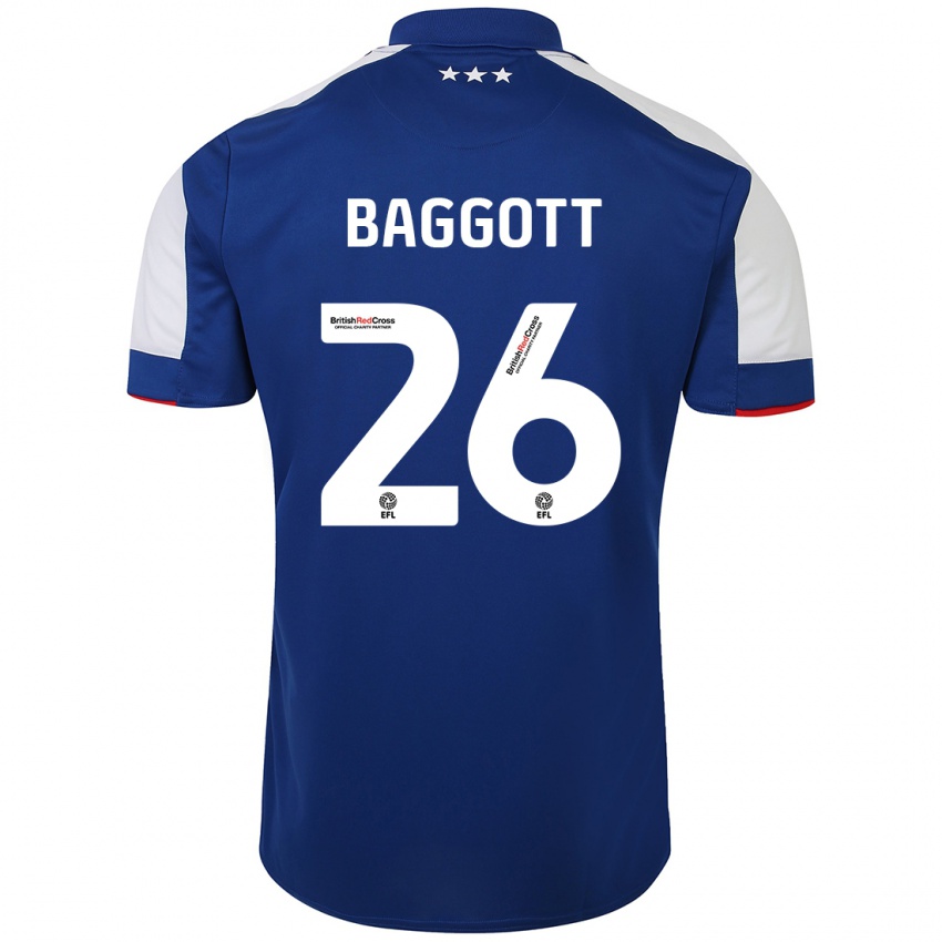 Damen Elkan Baggott #26 Blau Heimtrikot Trikot 2023/24 T-Shirt Schweiz