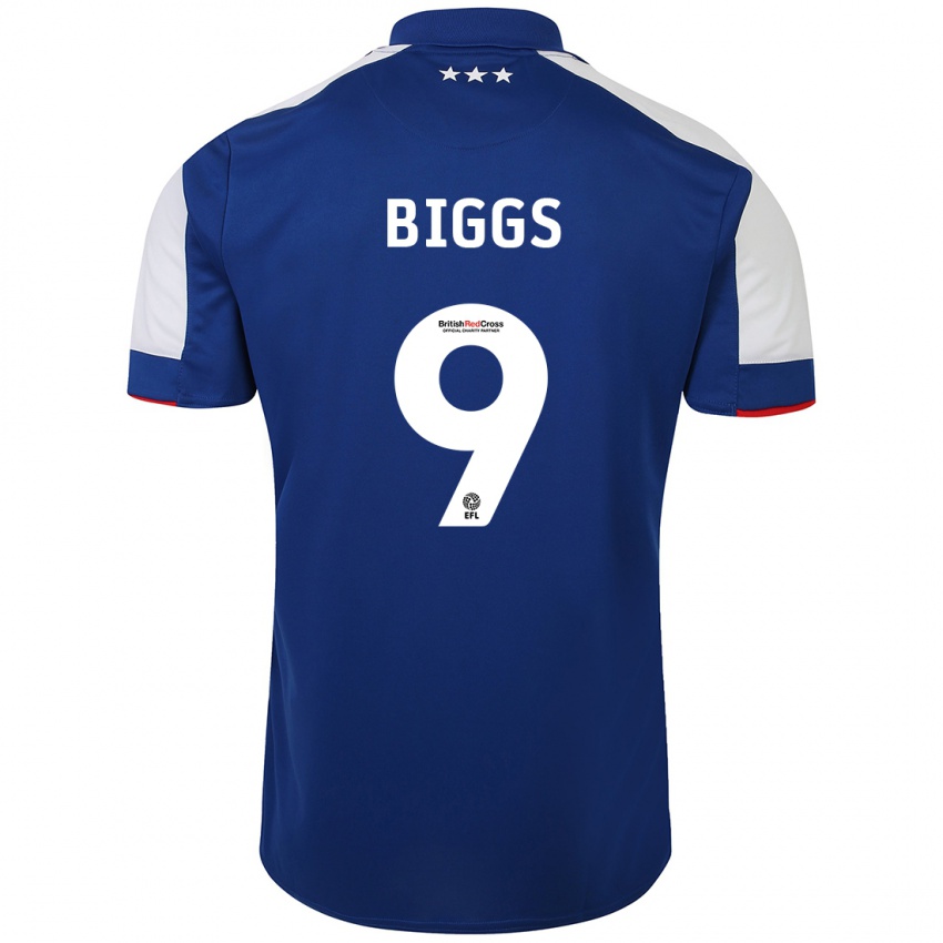 Damen Maddie Biggs #9 Blau Heimtrikot Trikot 2023/24 T-Shirt Schweiz