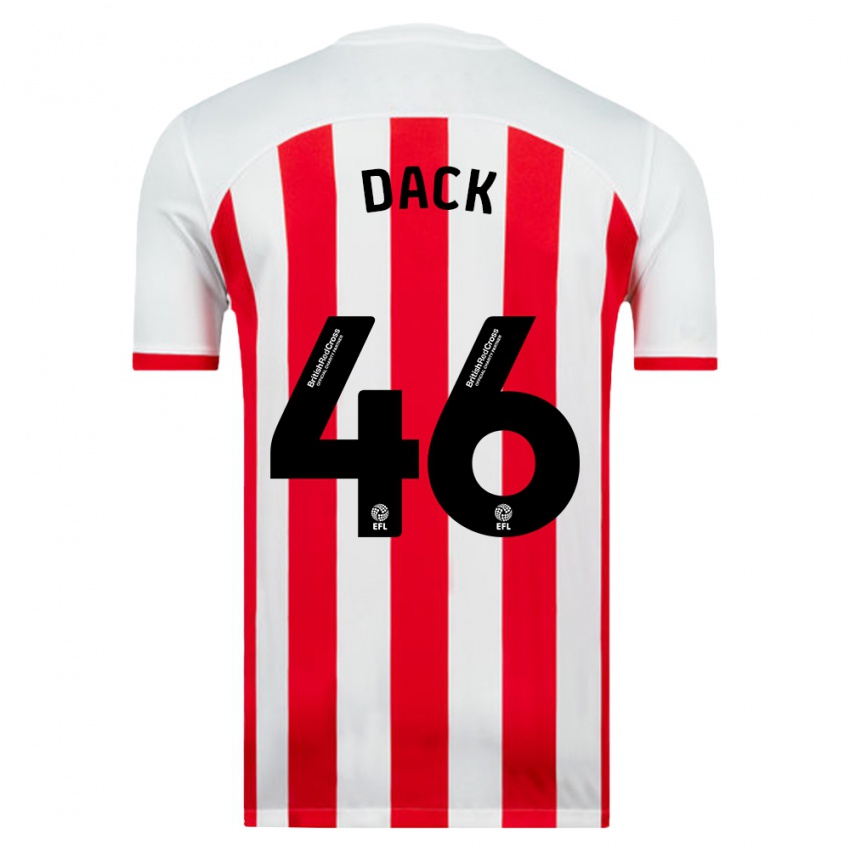 Damen Bradley Dack #46 Weiß Heimtrikot Trikot 2023/24 T-Shirt Schweiz