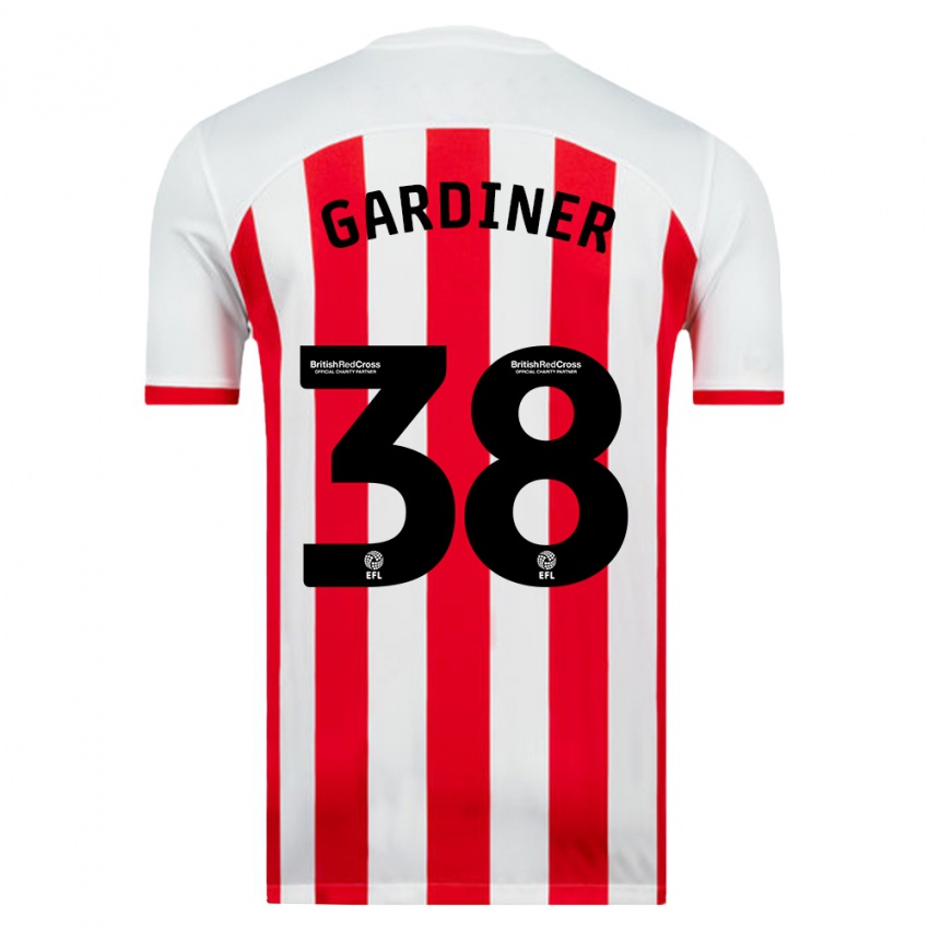 Damen Harry Gardiner #38 Weiß Heimtrikot Trikot 2023/24 T-Shirt Schweiz