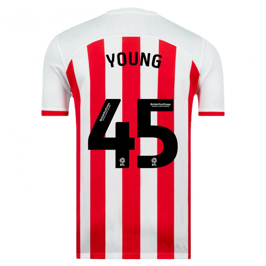 Damen Matthew Young #45 Weiß Heimtrikot Trikot 2023/24 T-Shirt Schweiz