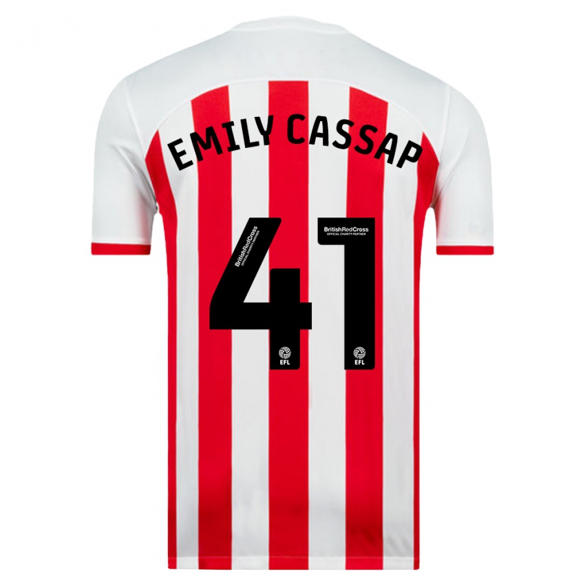 Damen Emily Cassap #41 Weiß Heimtrikot Trikot 2023/24 T-Shirt Schweiz