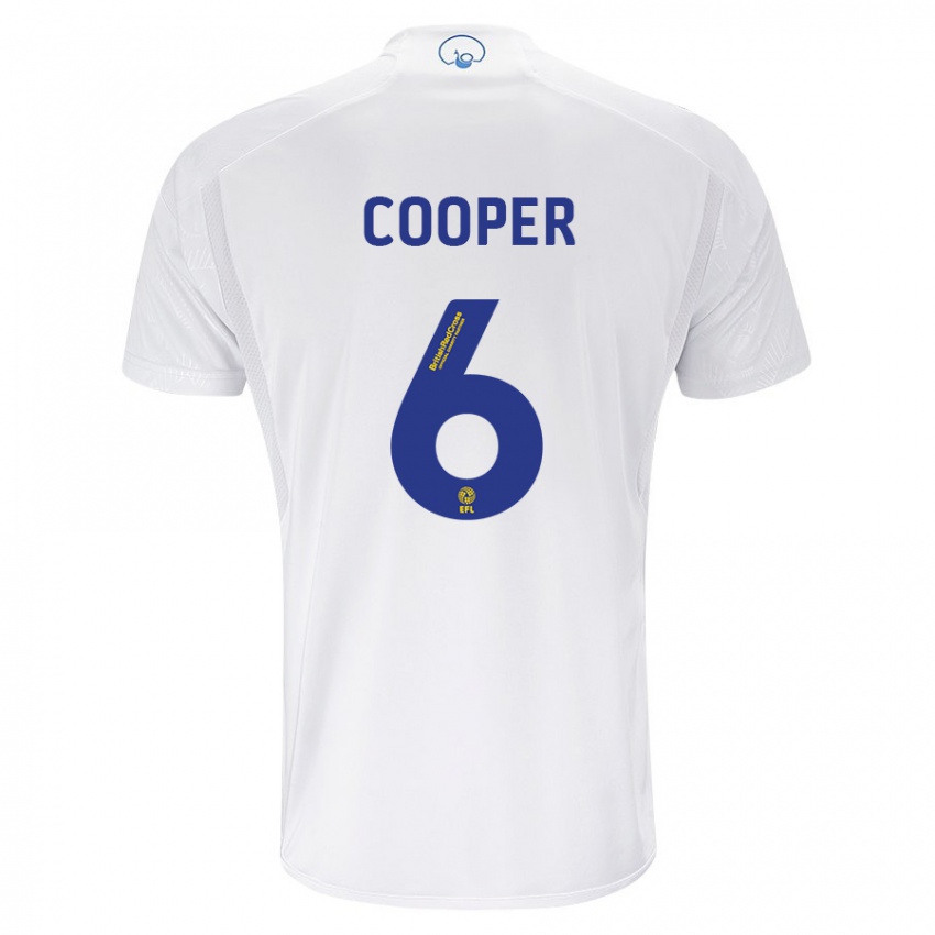 Damen Liam Cooper #6 Weiß Heimtrikot Trikot 2023/24 T-Shirt Schweiz