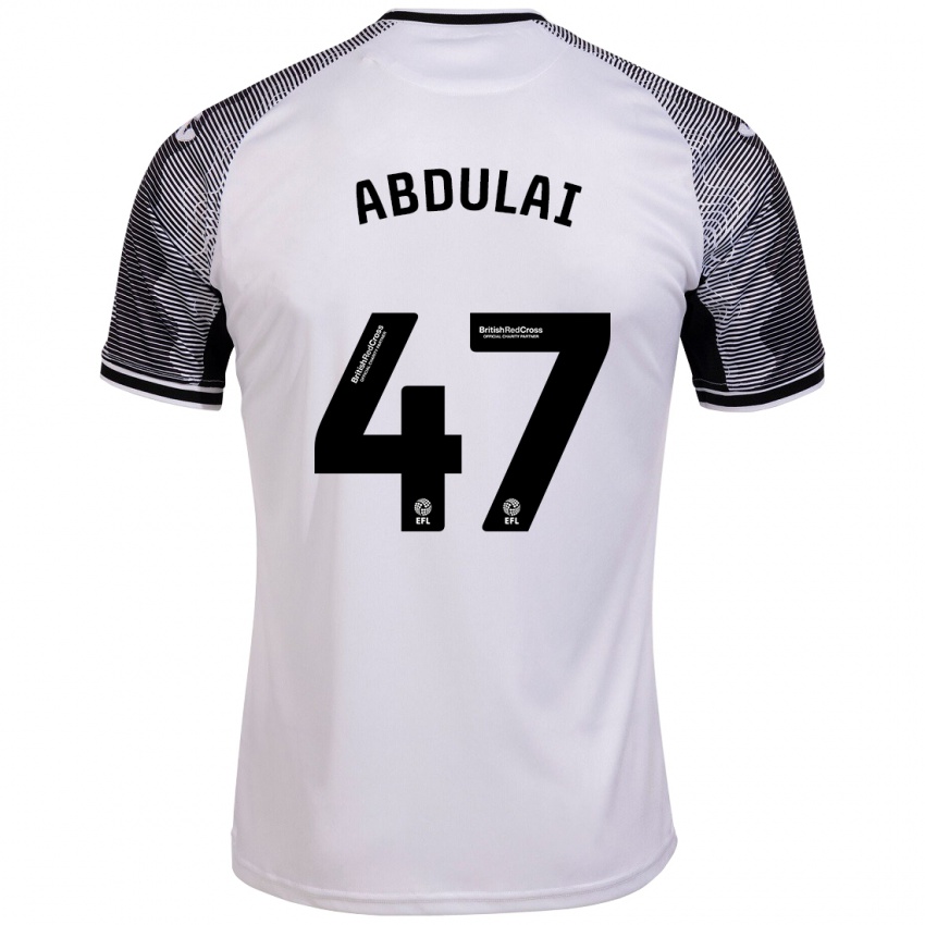 Damen Azeem Abdulai #47 Weiß Heimtrikot Trikot 2023/24 T-Shirt Schweiz