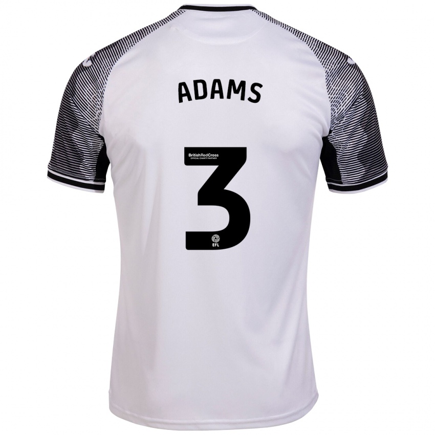 Damen Sarah Adams #3 Weiß Heimtrikot Trikot 2023/24 T-Shirt Schweiz