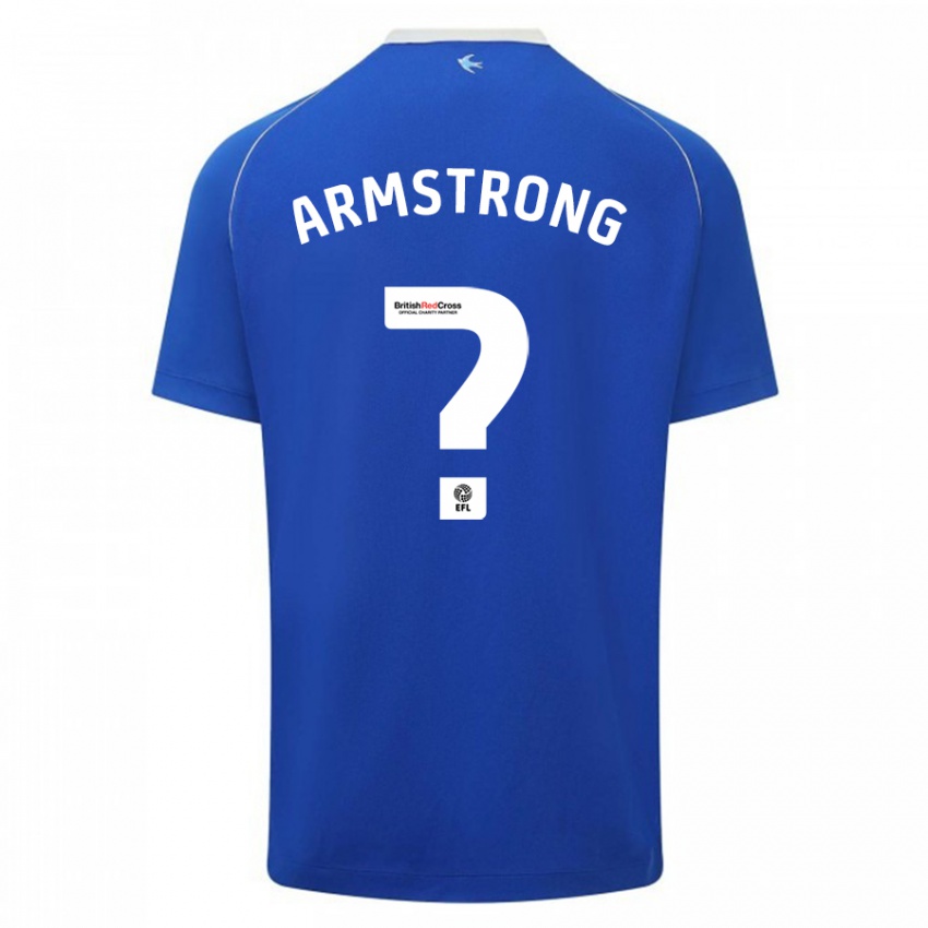 Damen Luke Armstrong #0 Blau Heimtrikot Trikot 2023/24 T-Shirt Schweiz